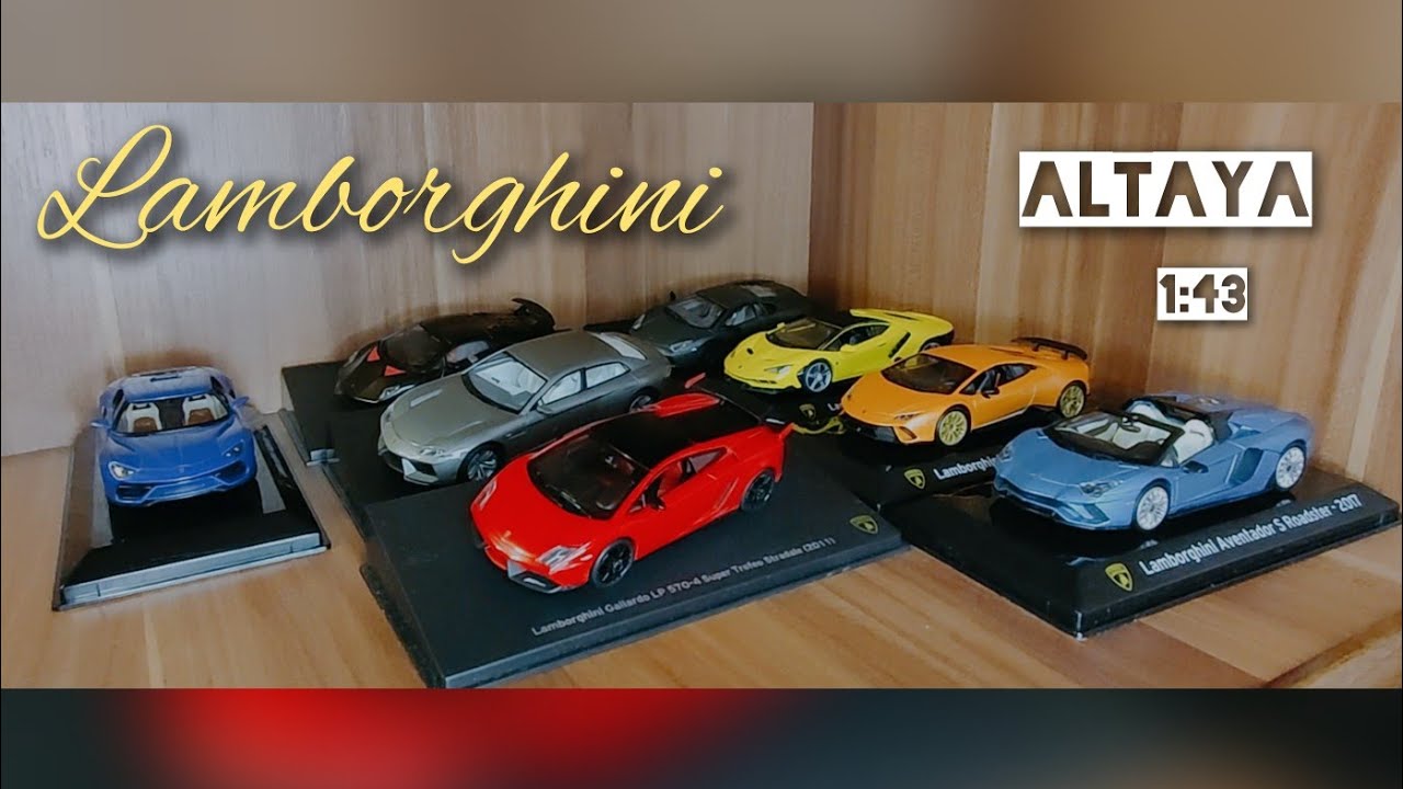 Обзор моделей Lamborghini ( ALTAYA 1:43) из личной коллекции ( часть 1).