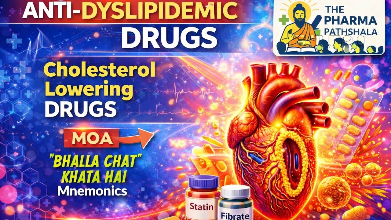 Antidyslipidemic Drugs for Exams | Pharmacology Made Easy