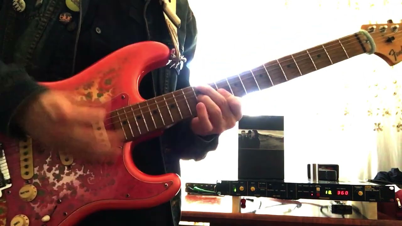 U2 - WHERE THE STREETS HAVE NO NAME (GUITAR with KORG SDD 2000)