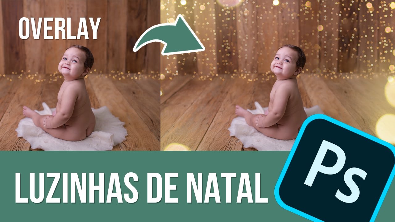 PASSO-A-PASSO - Luzinhas de Natal no Adobe Photoshop (Overlays)