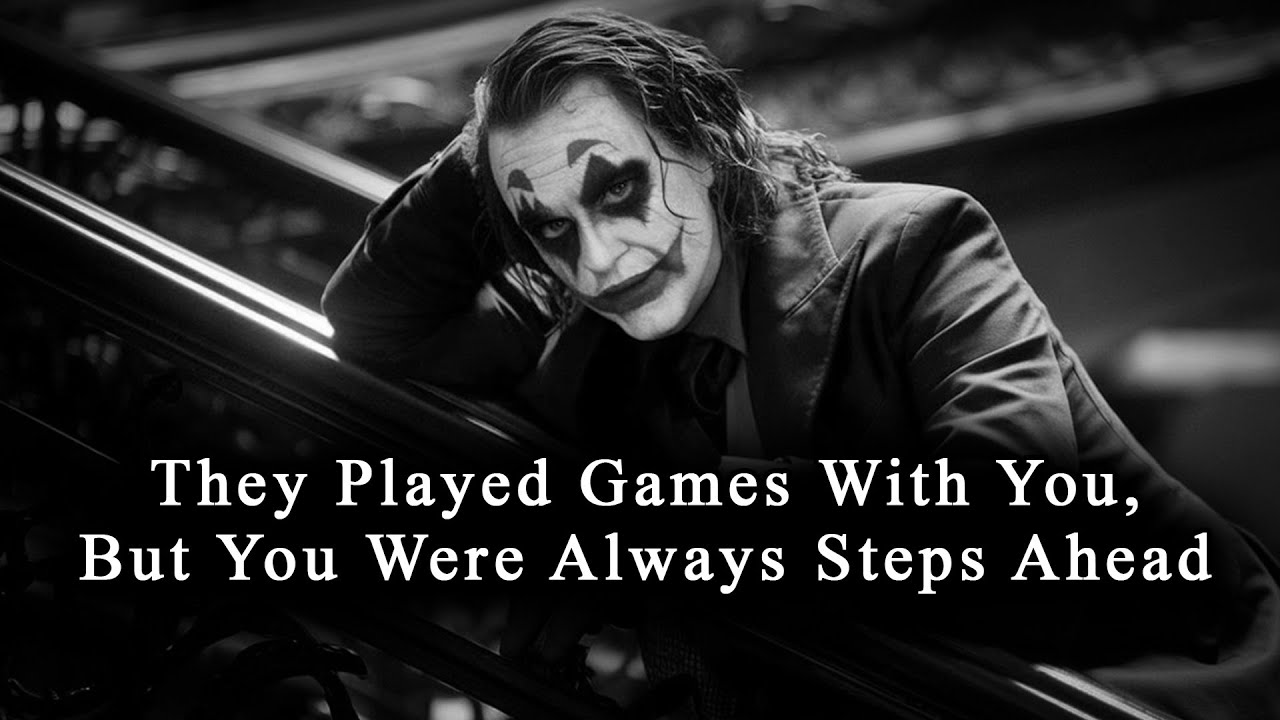 They Played Games With You, But You Were ALWAYS Steps AHEAD - JOKER SPEECH