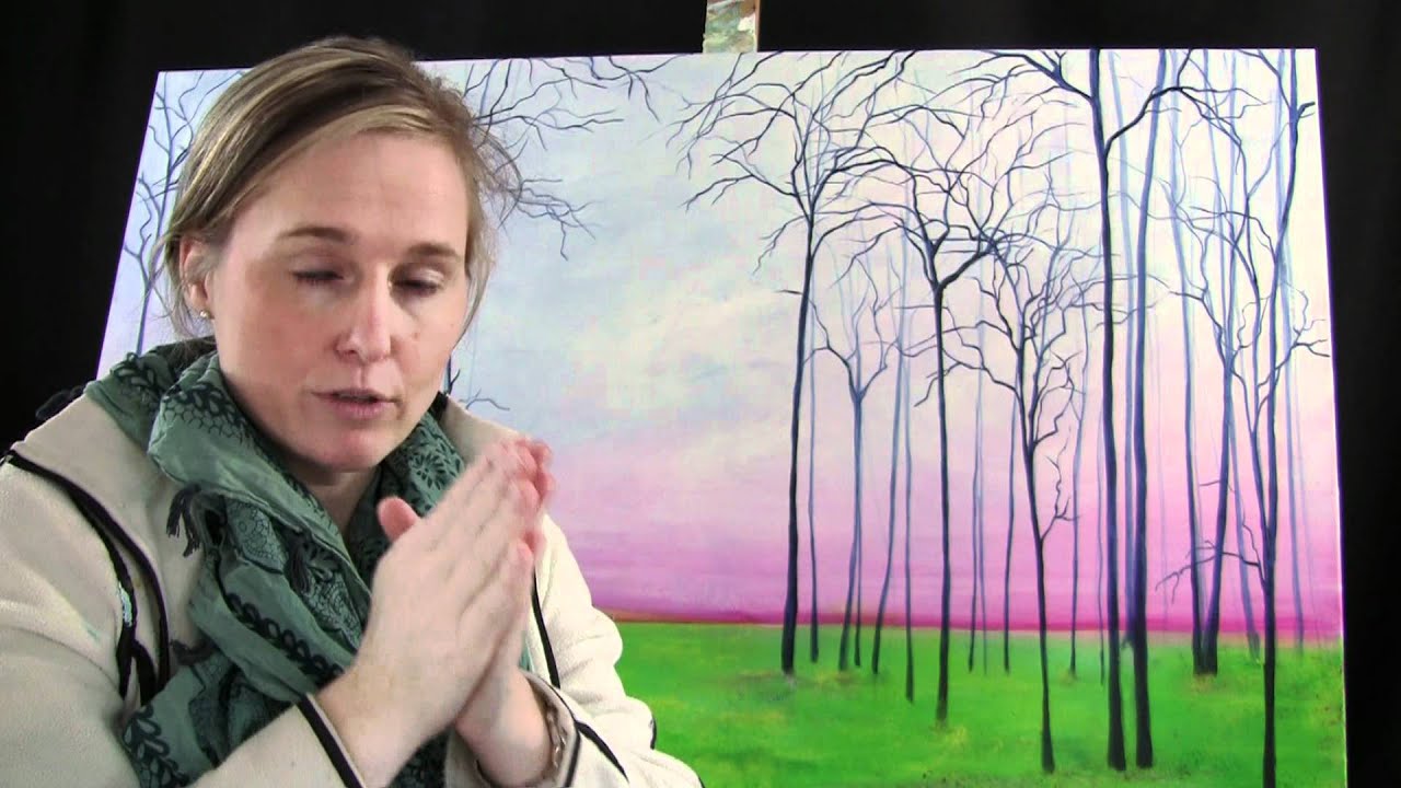 Bliv i nuet når du maler... og skru ned for kritikken....