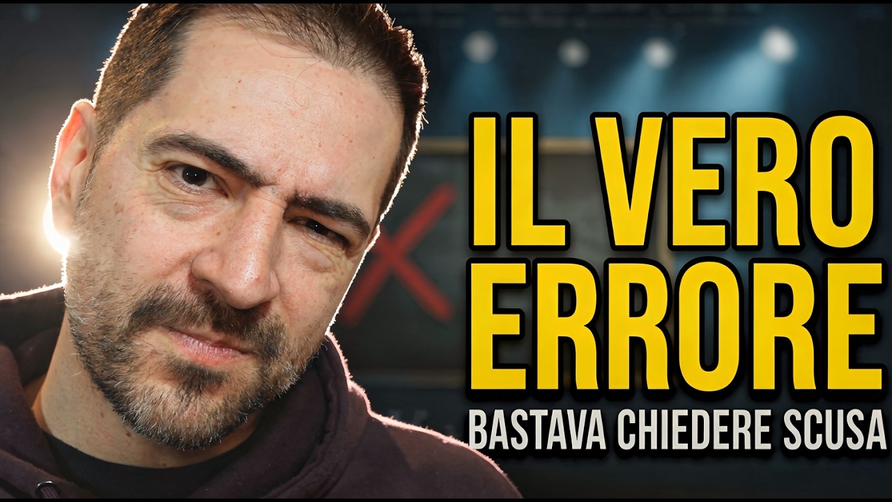 Caro prof. SCHETTINI ... bastava chiedere SCUSA! (il vero errore) [Sproloqui #03]