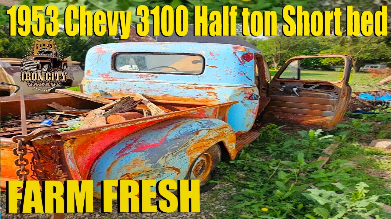 Реставрация полуторатонного короткобазного Chevy 3100 1953 года. Вы не поверите, как всё изменило...
