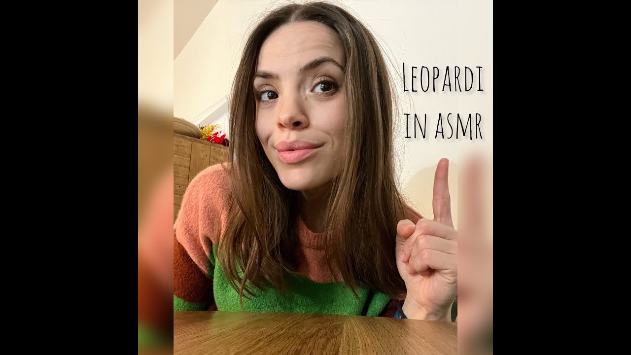 ASMR - IL MIO PRIMO VIDEO - QUANDO ASMR E CULTURA SI INCONTRANO