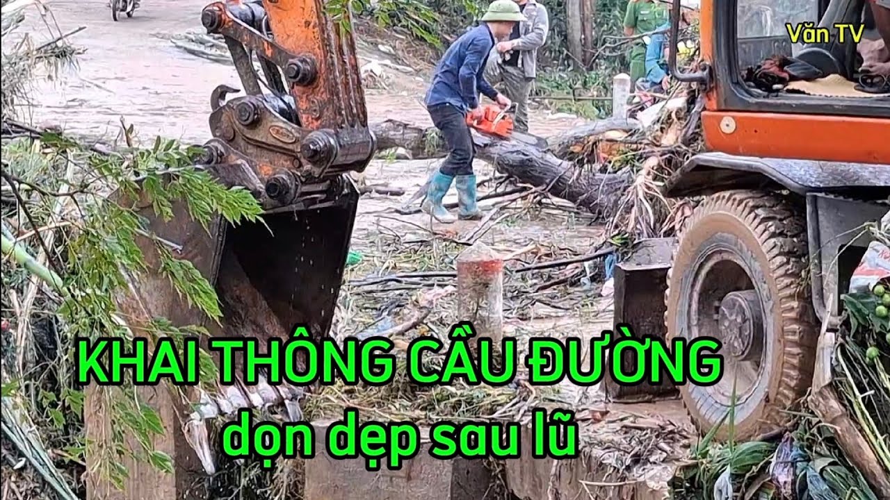 Thông đường và dọn dẹp sau cơn lũ lịch sử - Văn TV