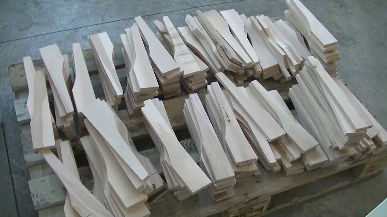 PADE - cnc bandsawing centre CNC BASIC for wooden SPOON production