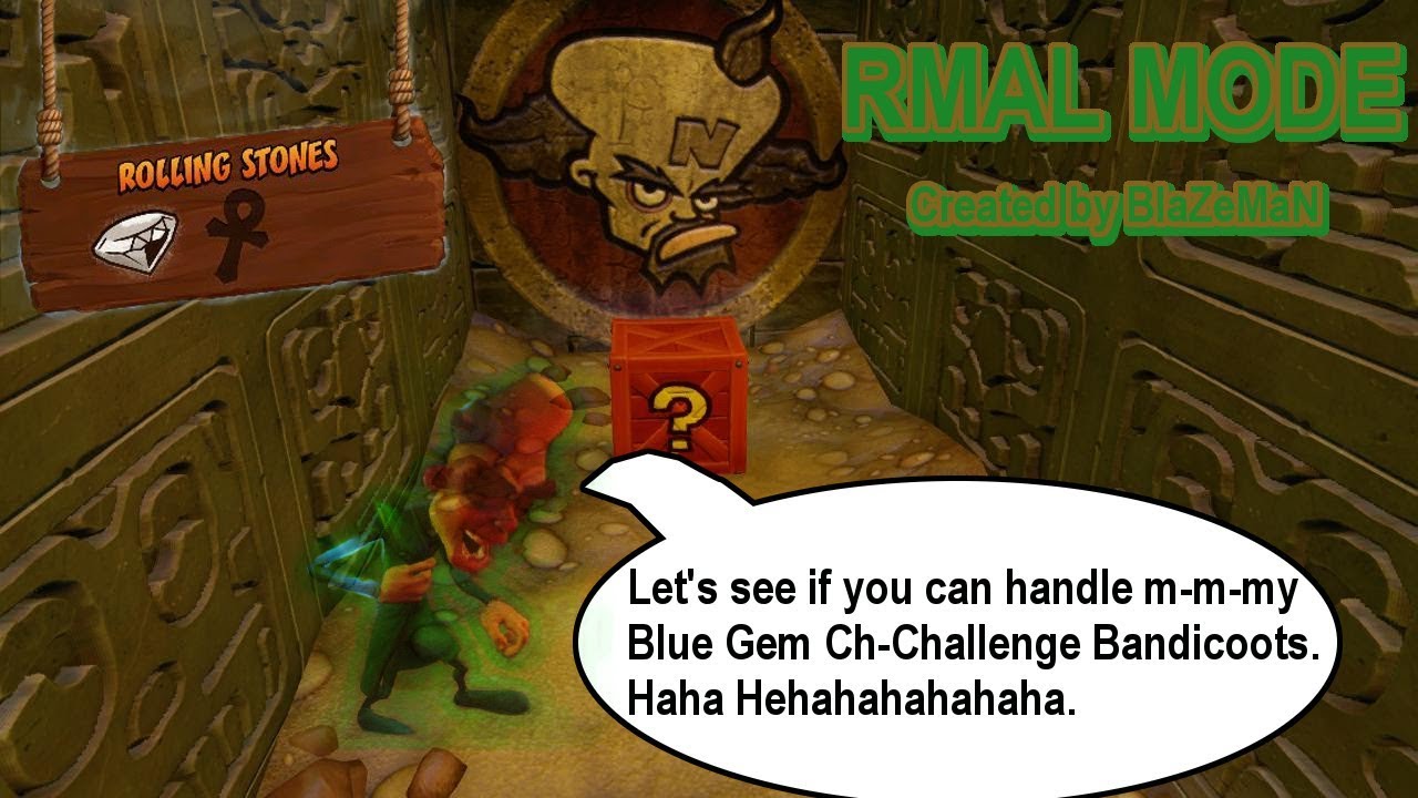 Rolling Stones RMAL MODE mod (Crash Bandicoot N Sane Trilogy) (Old Version)