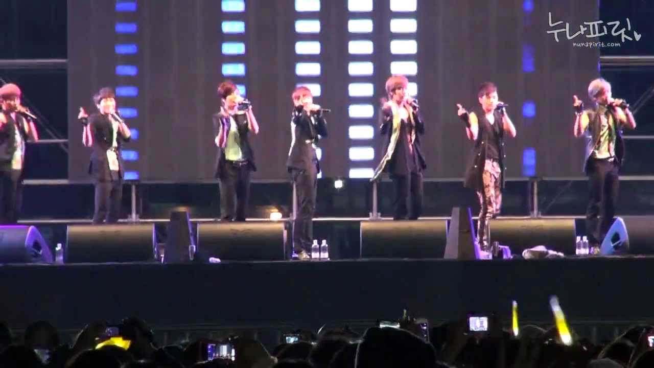 [fancam] 120527 경인 아라뱃길 Grand Open Concert infinite 'Nothing's over'