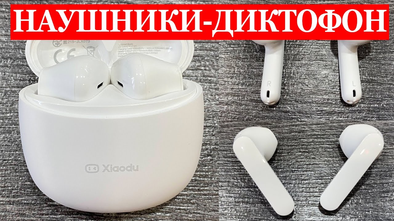 Xiaodu Du Smart Buds.НАУШНИКИ-ДИКТОФОН.Преобразование речи в текст.