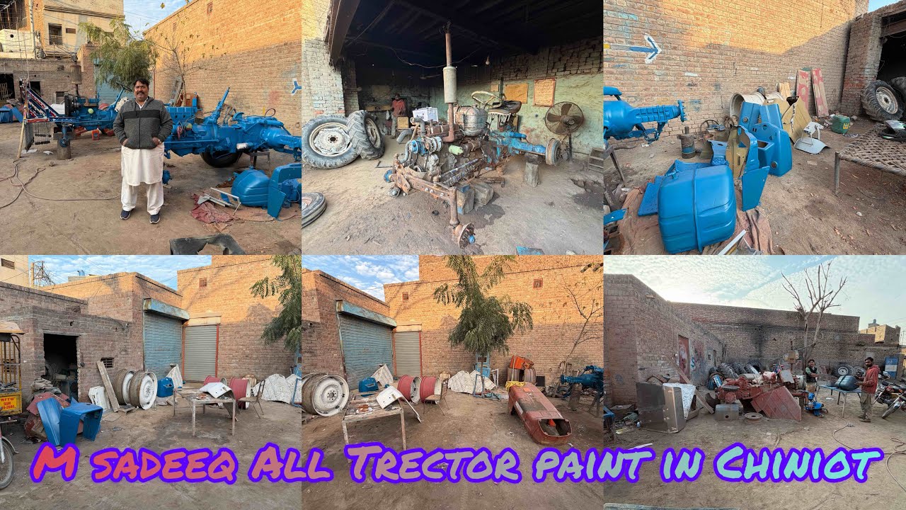 M Sadeeq All Trector paint in chiniot 03007437219  Full information vidio 