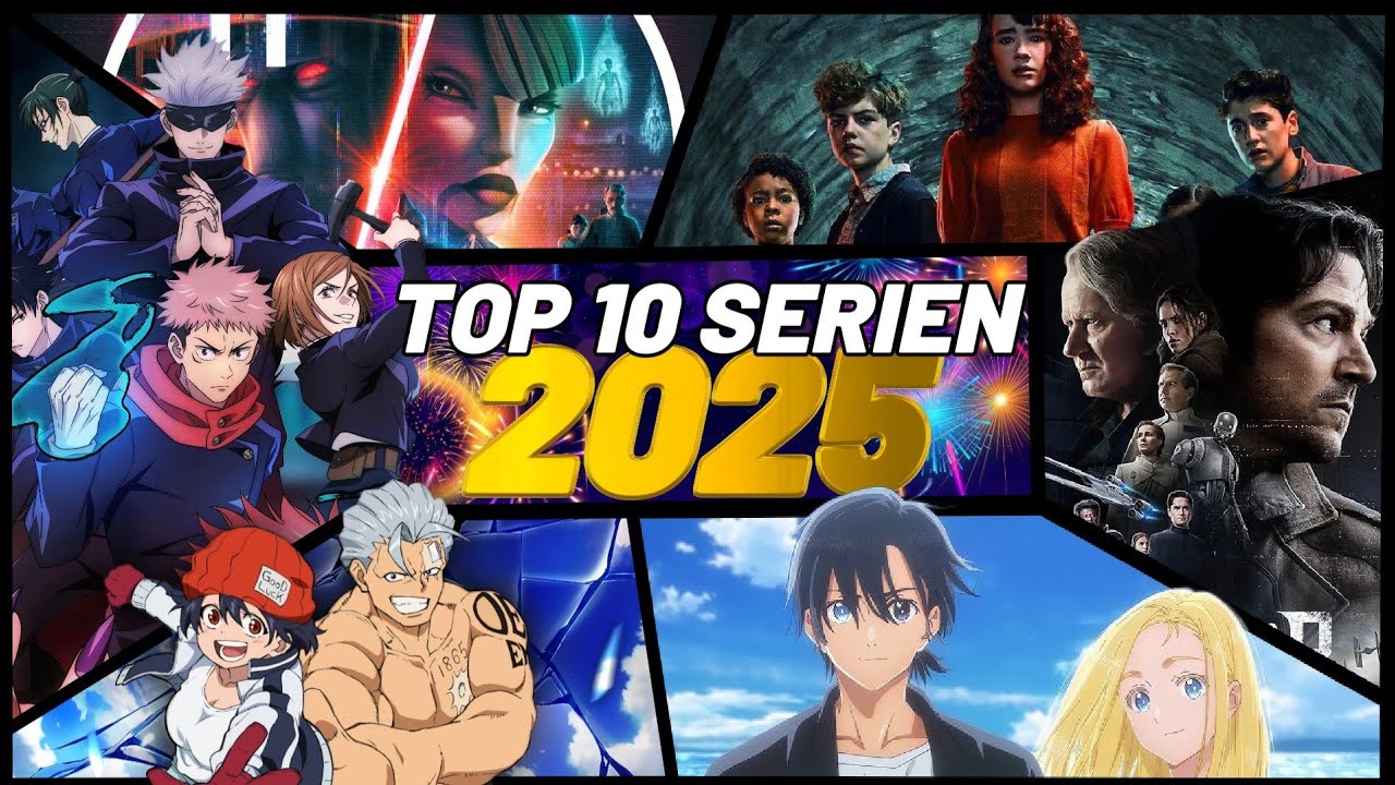 Top 10 Serien, die ich 2025 das erste mal geschaut habe!