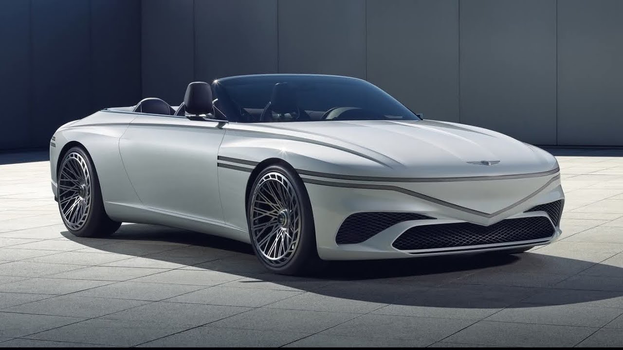 Концепт-кар Genesis X Convertible | Будущее роскошных электромобилей с открытым верхом