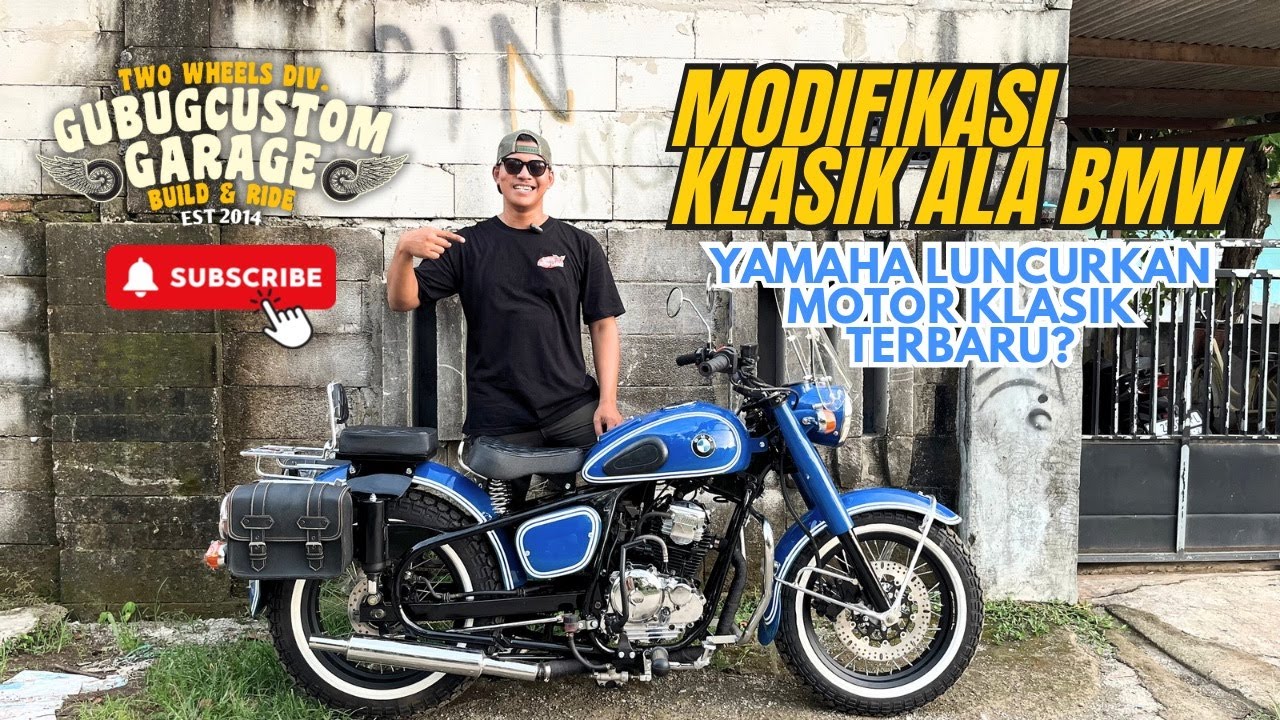 MODIFIKASI YAMAHA TERBARU MIRIP BMW KLASIK, KAMU HARUS PUNYA