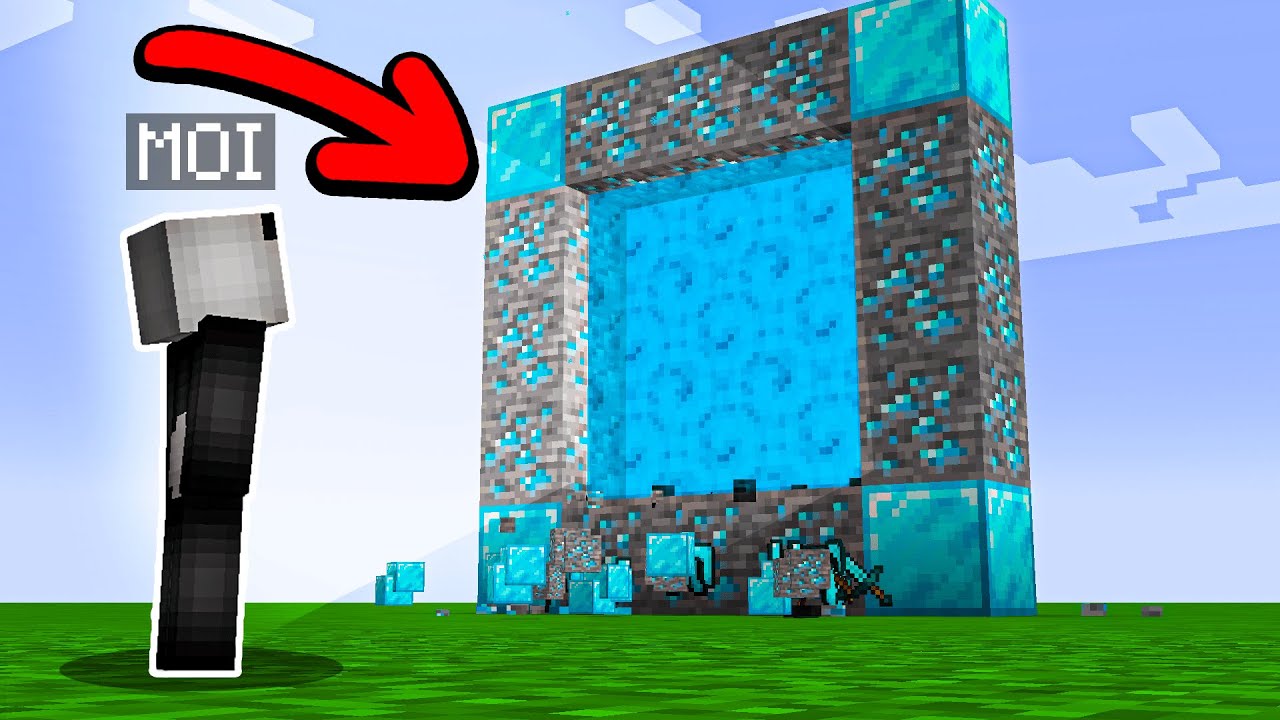 Je dois finir Minecraft avec des PORTAILS CHEATES