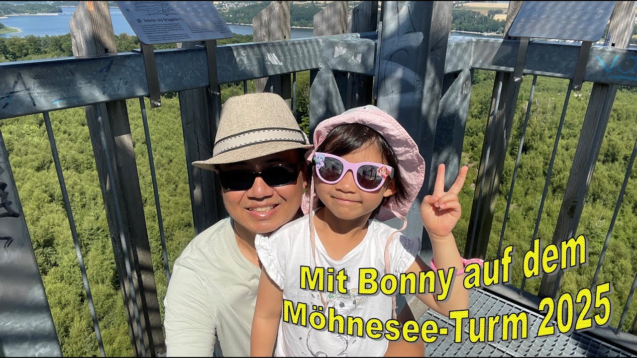 Möhnesee 2025 -Mit Bonny durch Klangwald, Turm & Staumauer