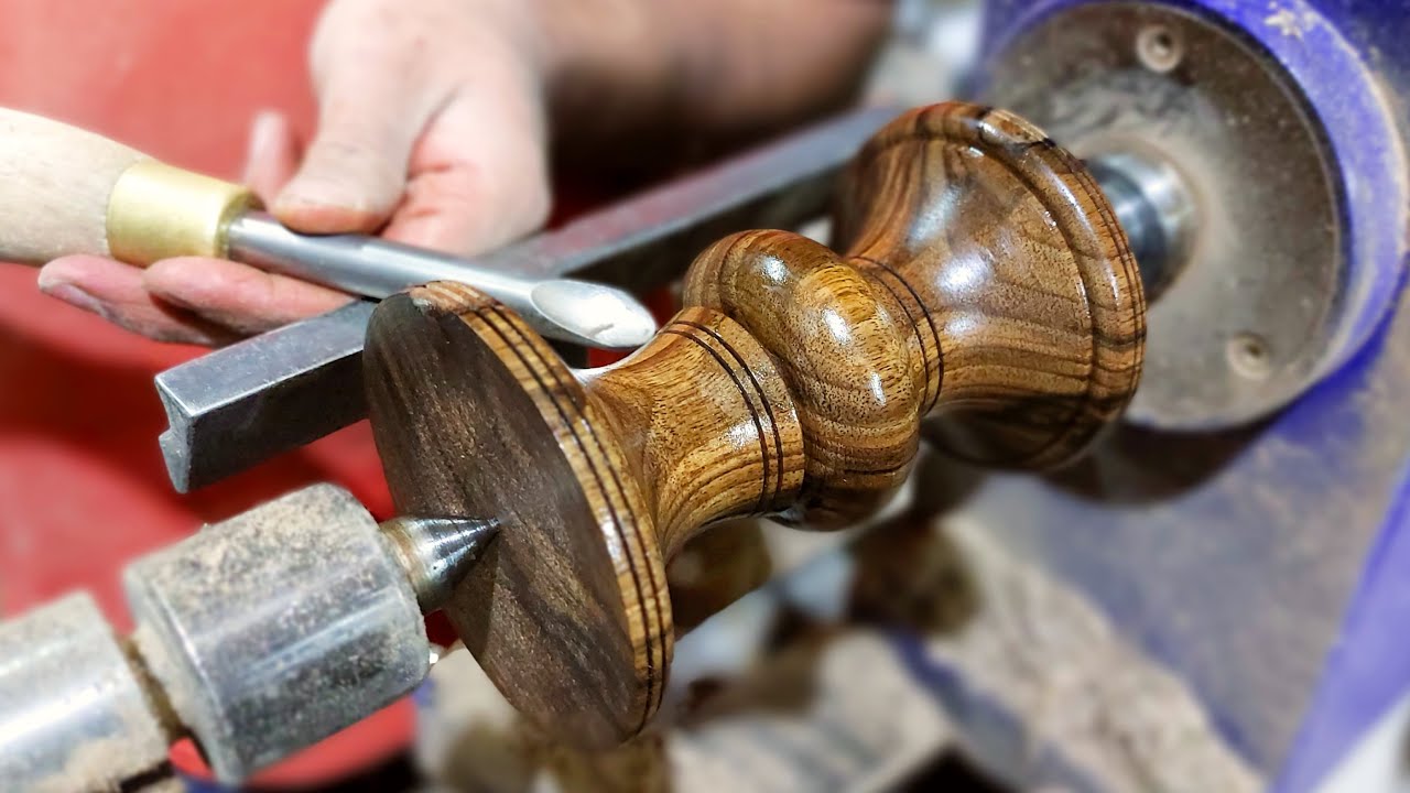 Woodturning - Making a royal candle holder