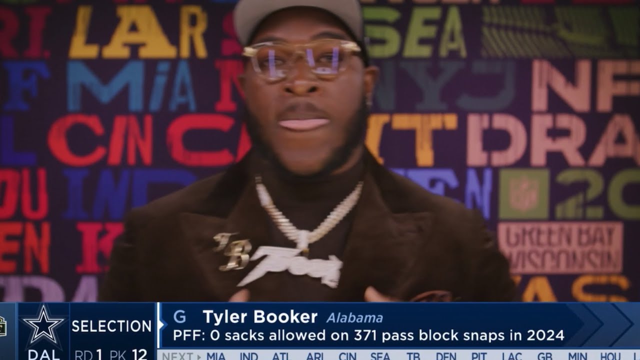Cowboys Pick Tyler Booker With The 12th Pick | 2025 NFL Draft