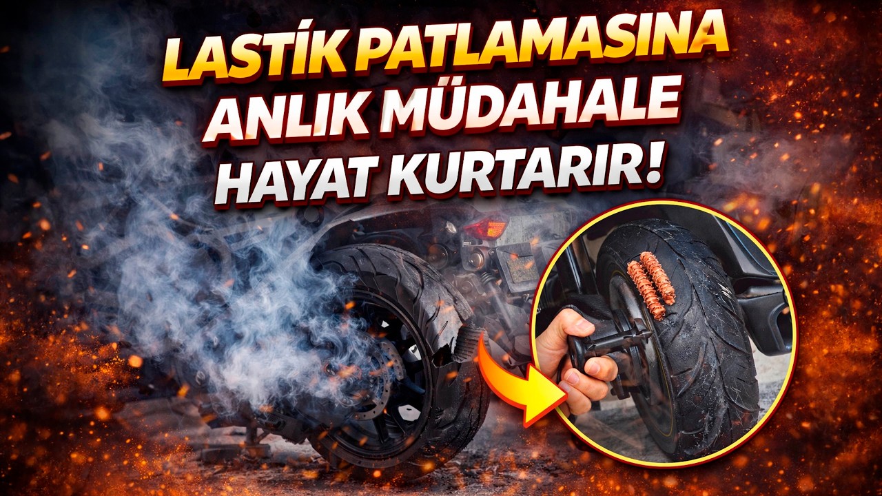 Lastik Patlamasına Anında Müdahale Nasıl Yapılır? Lastik Tamiri