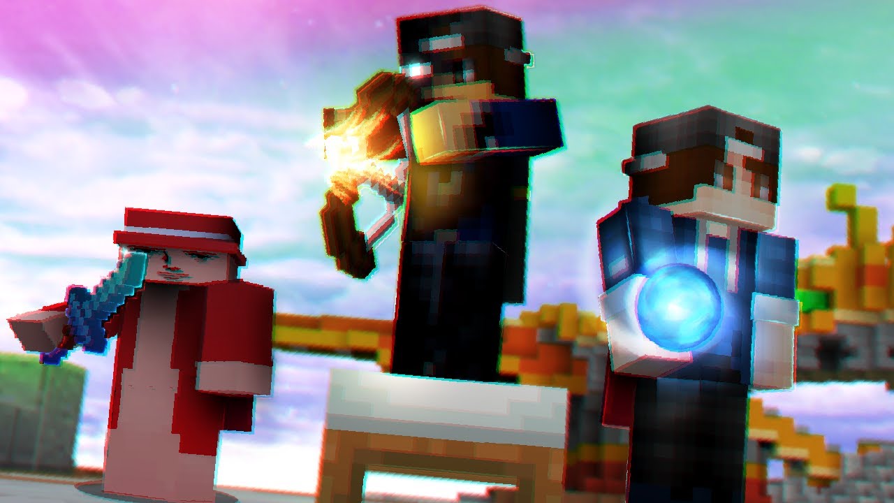 o TRIO LENDÁRIO de YOUTUBERS no BEDWARS