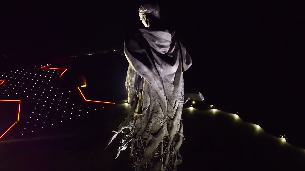 DJI  Cinematic video. Rzhev memorial to the soviet soldier.