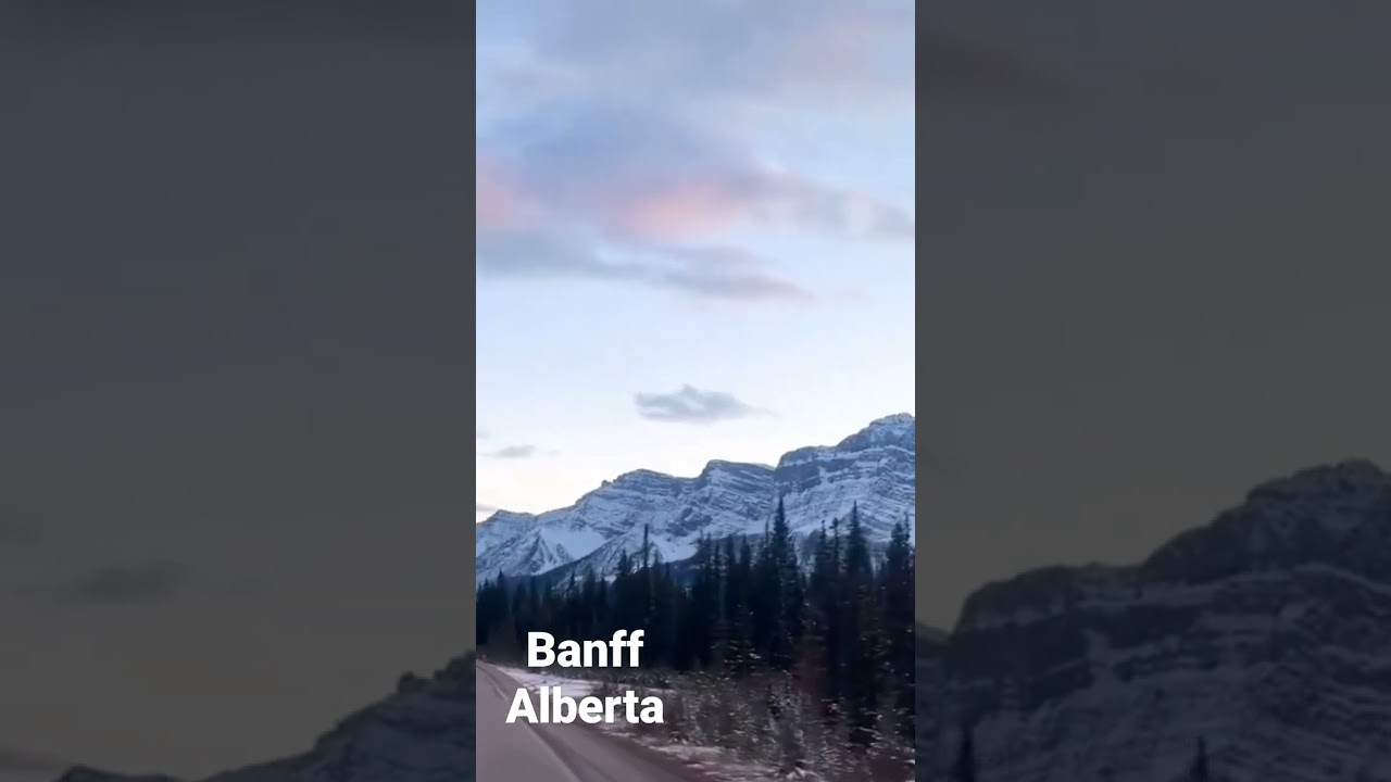 Scenic Serenity: Embarking on the Bow Valley Parkway Drive in Banff, Alberta, Canada