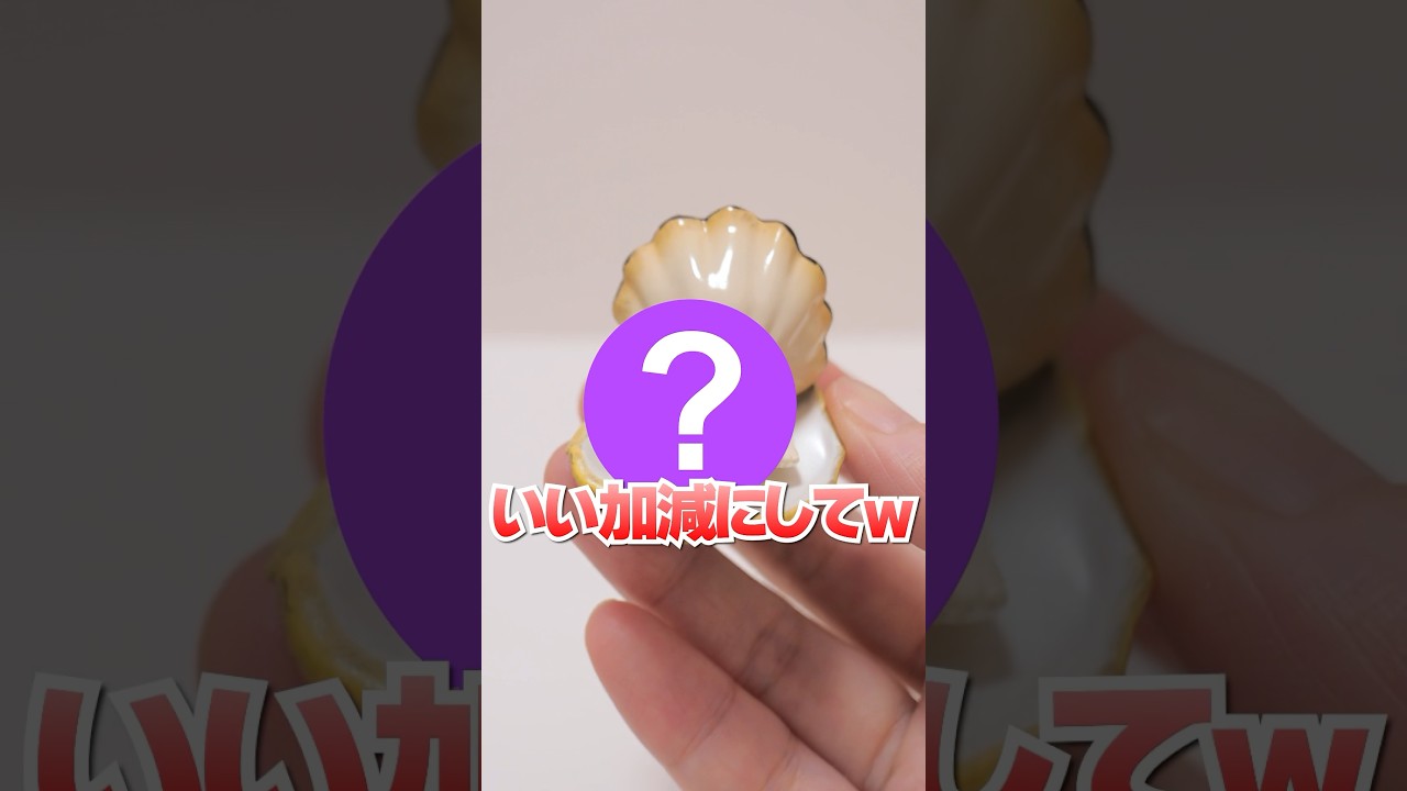Kawaii Oyster Gashapon ぷりぷりな牡蠣の子 #Shorts #ガチャガチャ