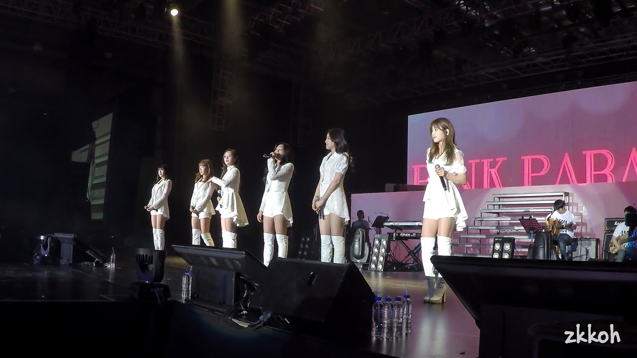 [4K/Fancam] 150322 Intro Talk in English - Apink 1st Concert 'Pink Paradise' in Singapore