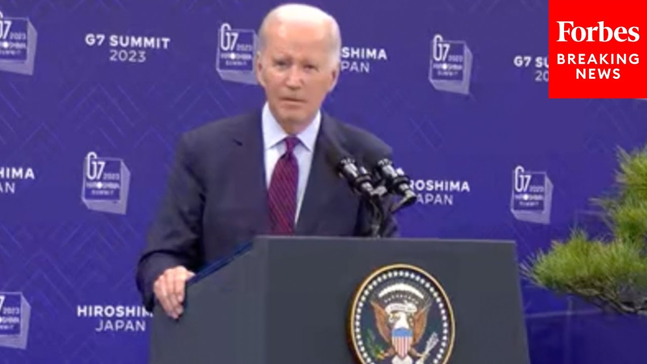 Biden Holds Press Briefing In Japan As Debt Limit Battle With McCarthy Continues