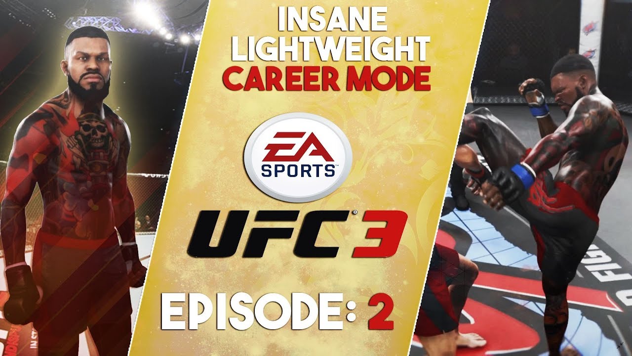 I BROKE HIS LEG!!! STRIKERS ARE BEAST! - EA Sports UFC 3 Lightweight Career Mode Gameplay