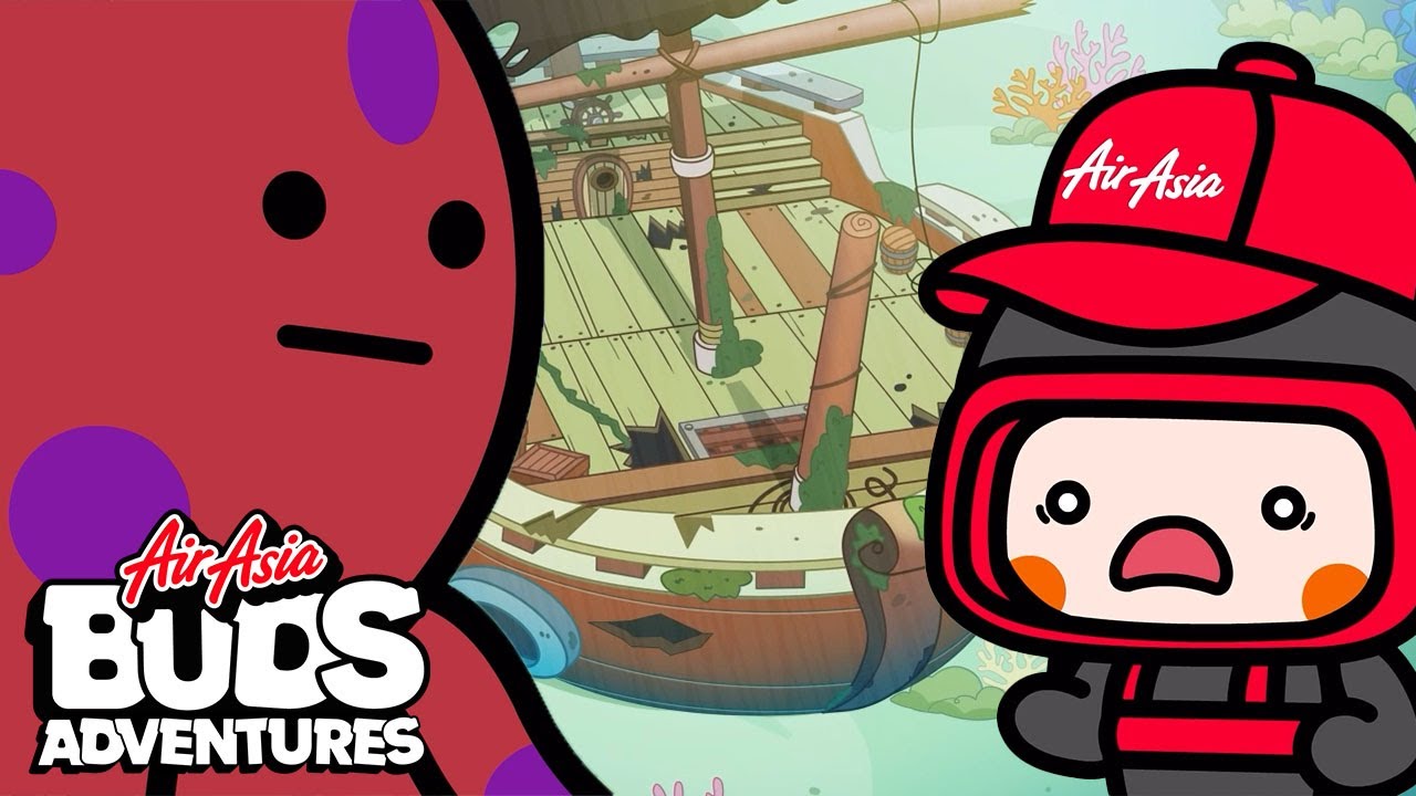 Biggie Discovers a Buried Suprise + More | AirAsia Buds Adventures ✈️🌏 | Compilation