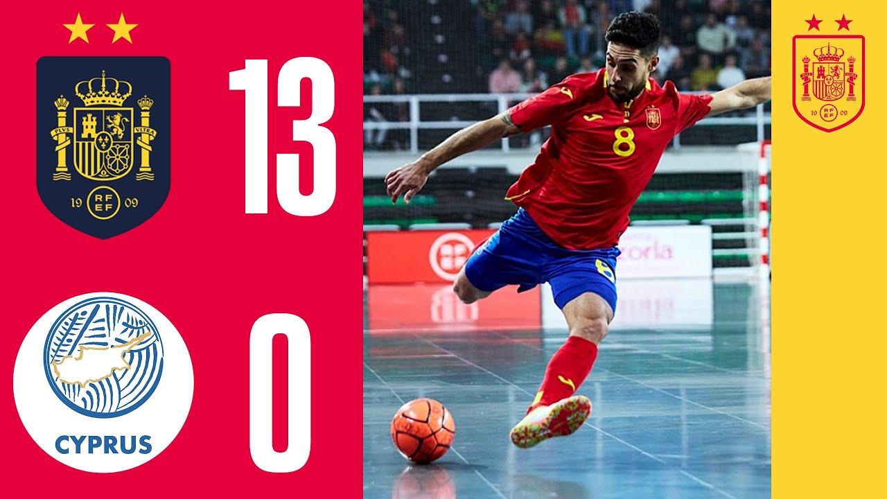 RESUMEN | España 13-0 Chipre | Fase de clasificación para el Mundial 2024 | 🔴 SEFUTBOL