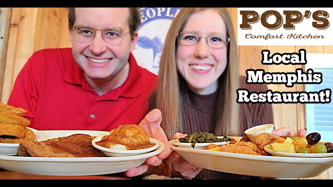 Pop's Comfort Kitchen (Local Memphis Restaurant) MUKBANG!