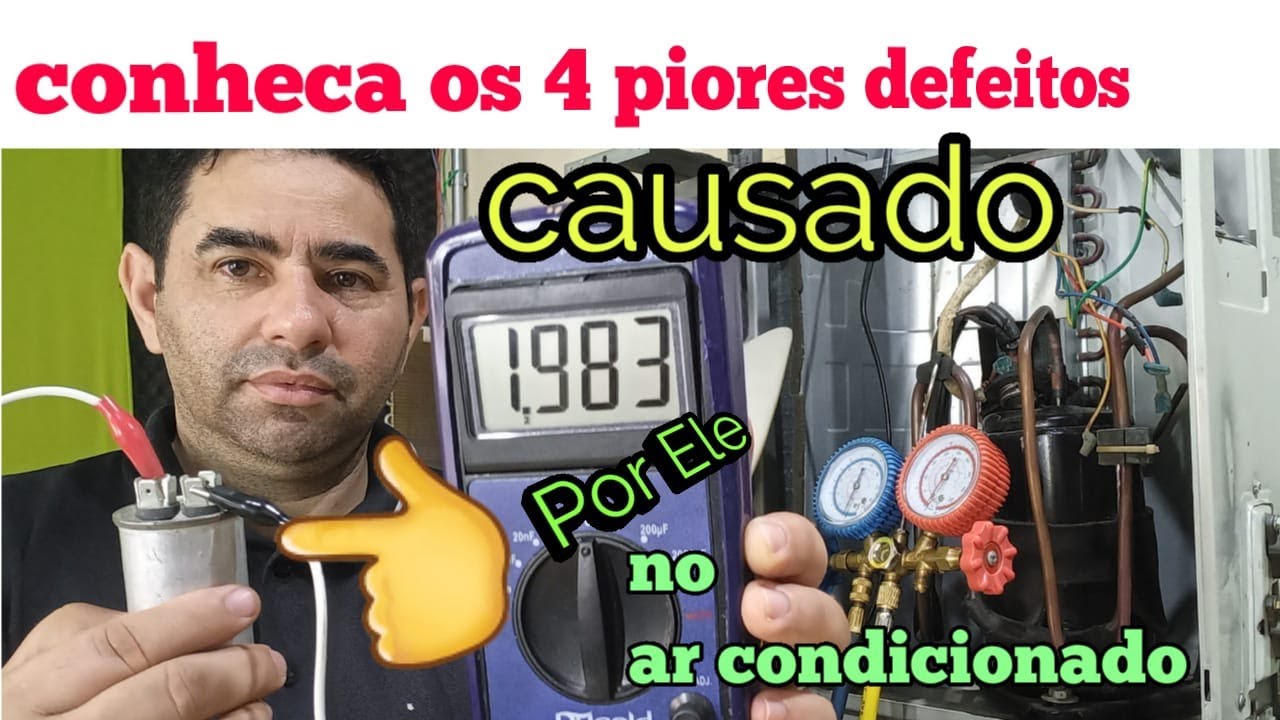 como trocar o capacitor do ar condicionado, conheça os 4 piores defeitos