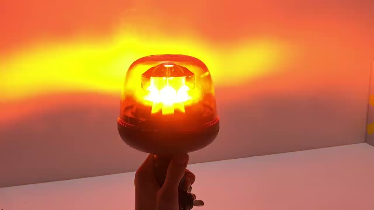 Lampa błyskowa LED ALR0069 na trzpień z 7 rodzajami błysk&oacute;w 12v 24v