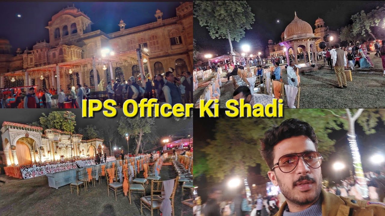 IPS officer ki shadi (Wedding) Attend Ki Lalgarh Palace Bikaner me || IPS marriage video