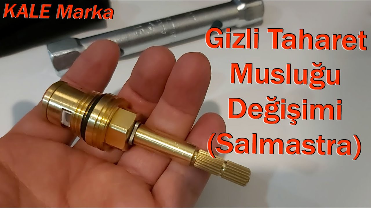 Gizli Taharet Musluğu Değiştirme | Kale Salmastra Değişimi Tamiri | Nasıl Sökülür Takılır