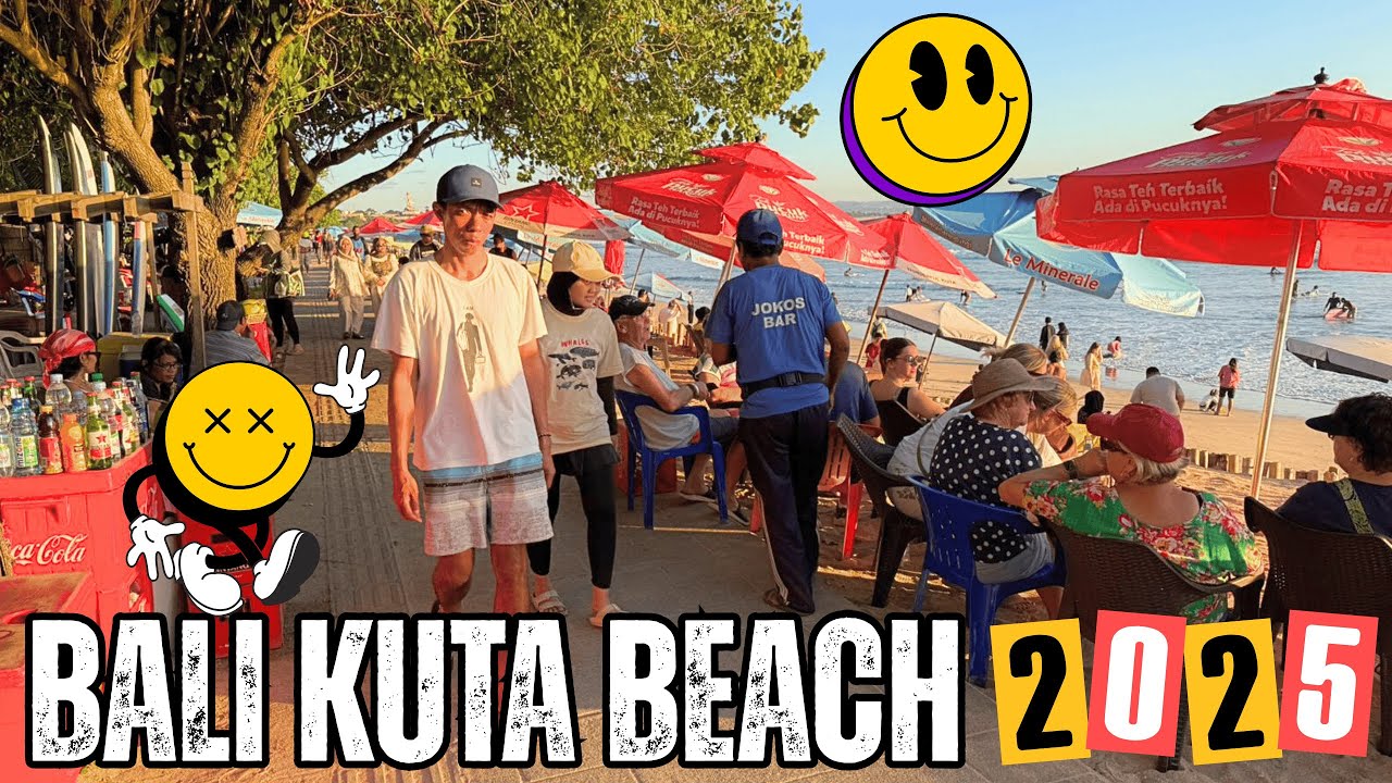 Kompletny przewodnik po plaży Kuta na Bali podczas pieszej wycieczki 2025