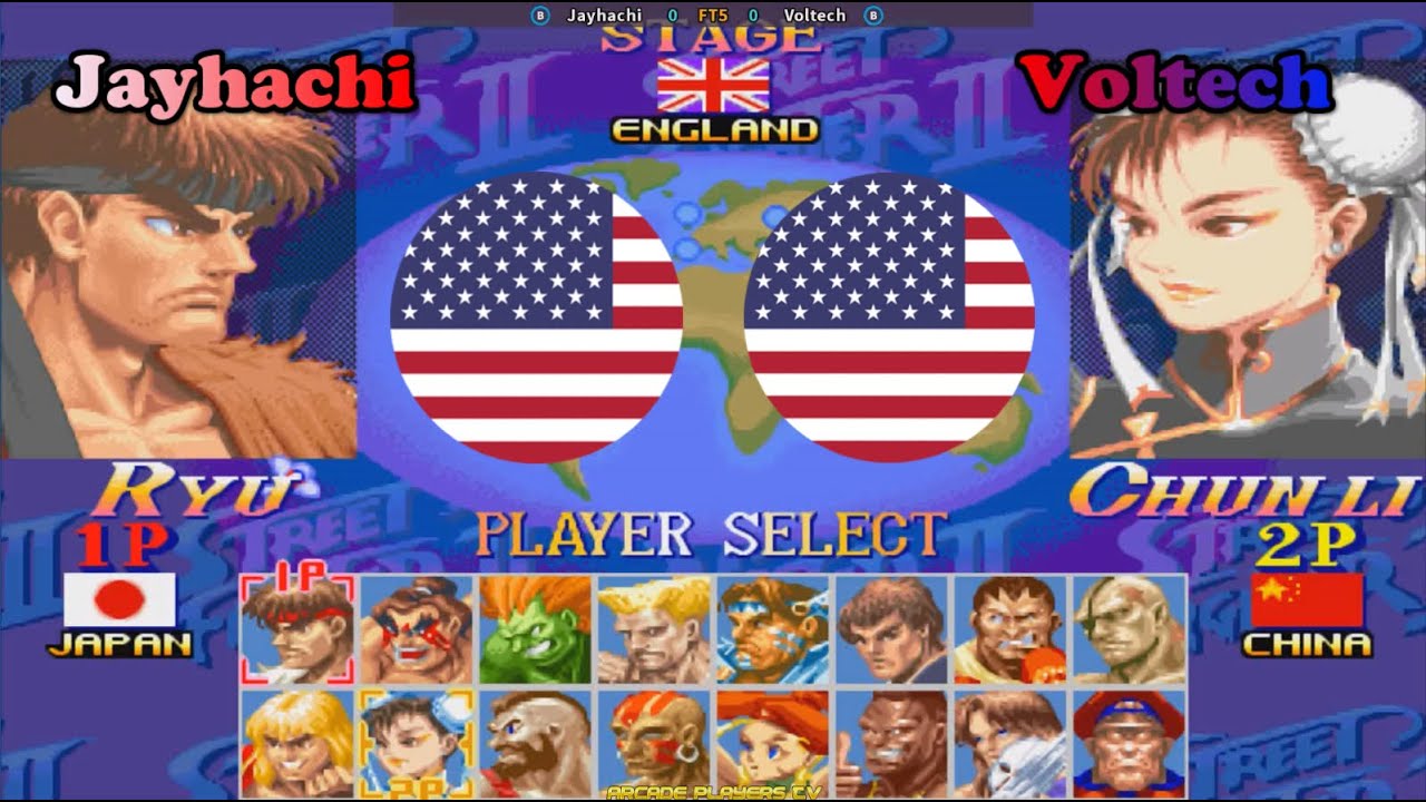 #fightcade Super Street Fighter 2 Turbo ➤ Jayhachi (Usa) vs Voltech (Usa) 슈퍼 스트리트 파이터 2 터보