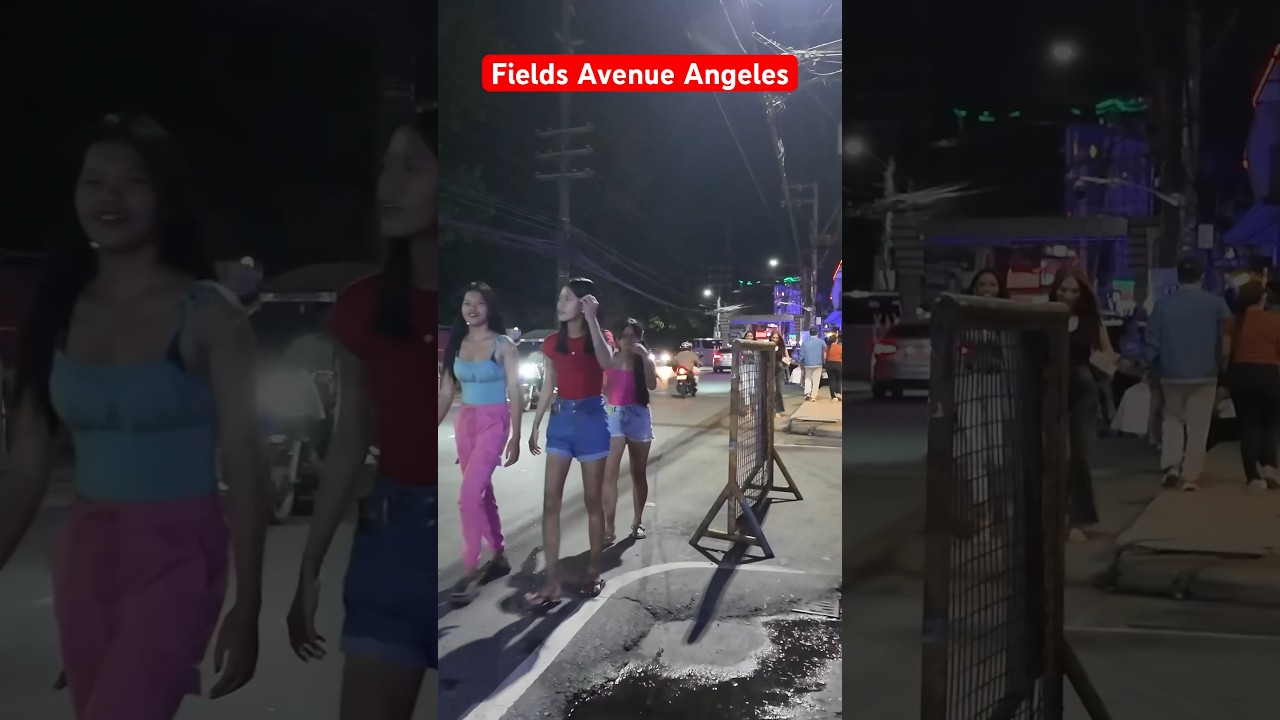 Fields Avenue. Angeles city. #travel #philippines #shorts