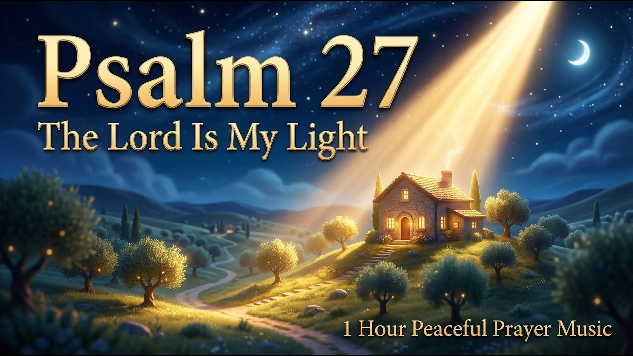 Psalm 27 | The Lord Is My Light ✨ | 1 Hour Peaceful Prayer & Meditation Music