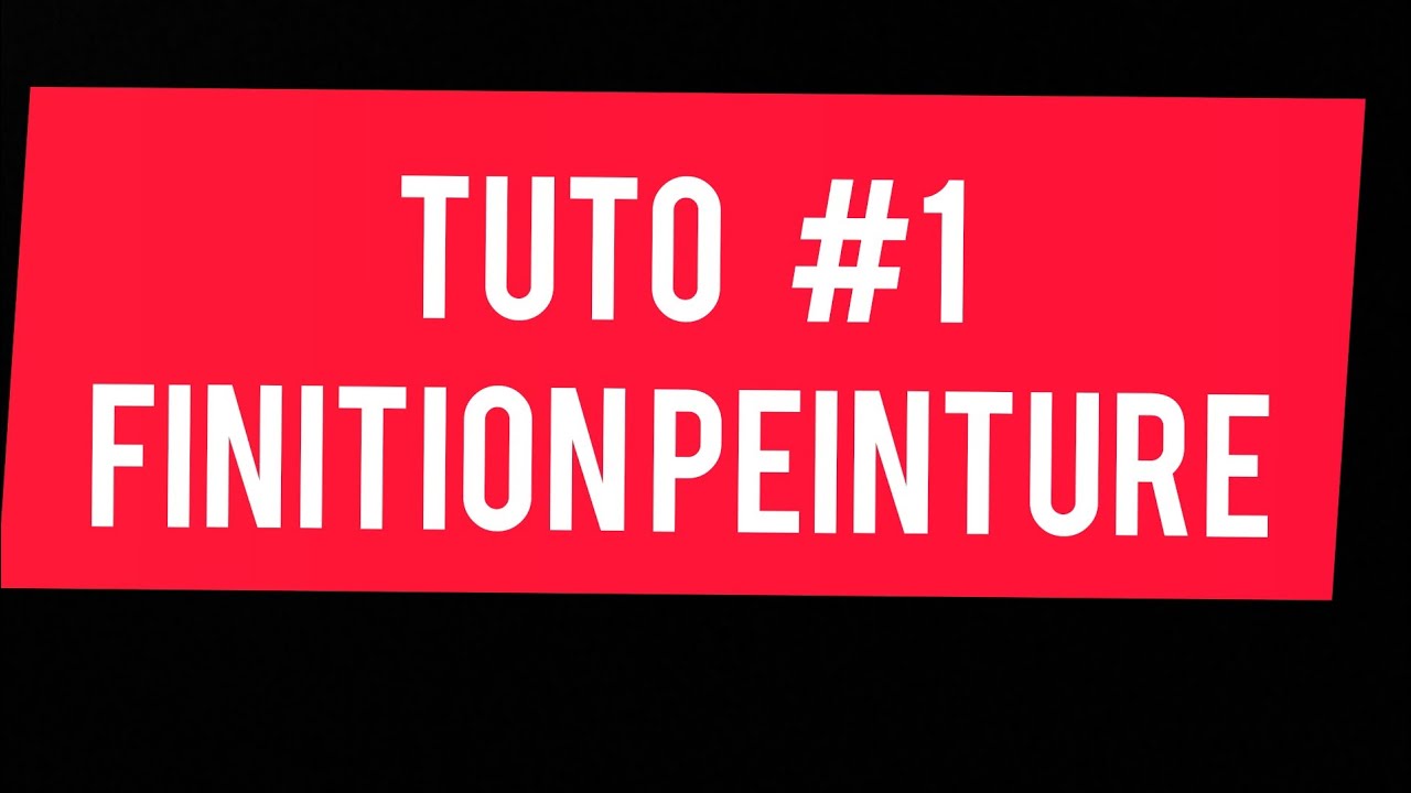[Tuto ] #1 COMMENT FAIRE DES FINITIONS EN PEINTURE MURALE