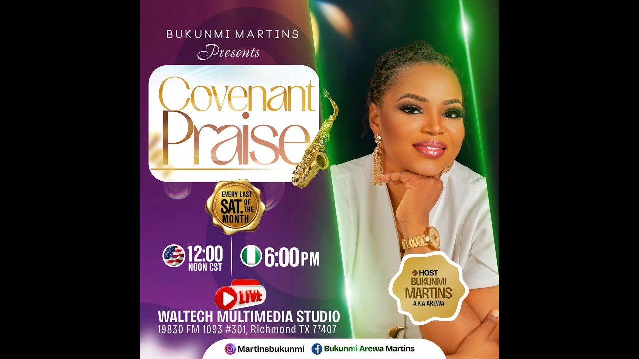 Covenant Praise with Bukunmi Martins (Arewa) | February Edition