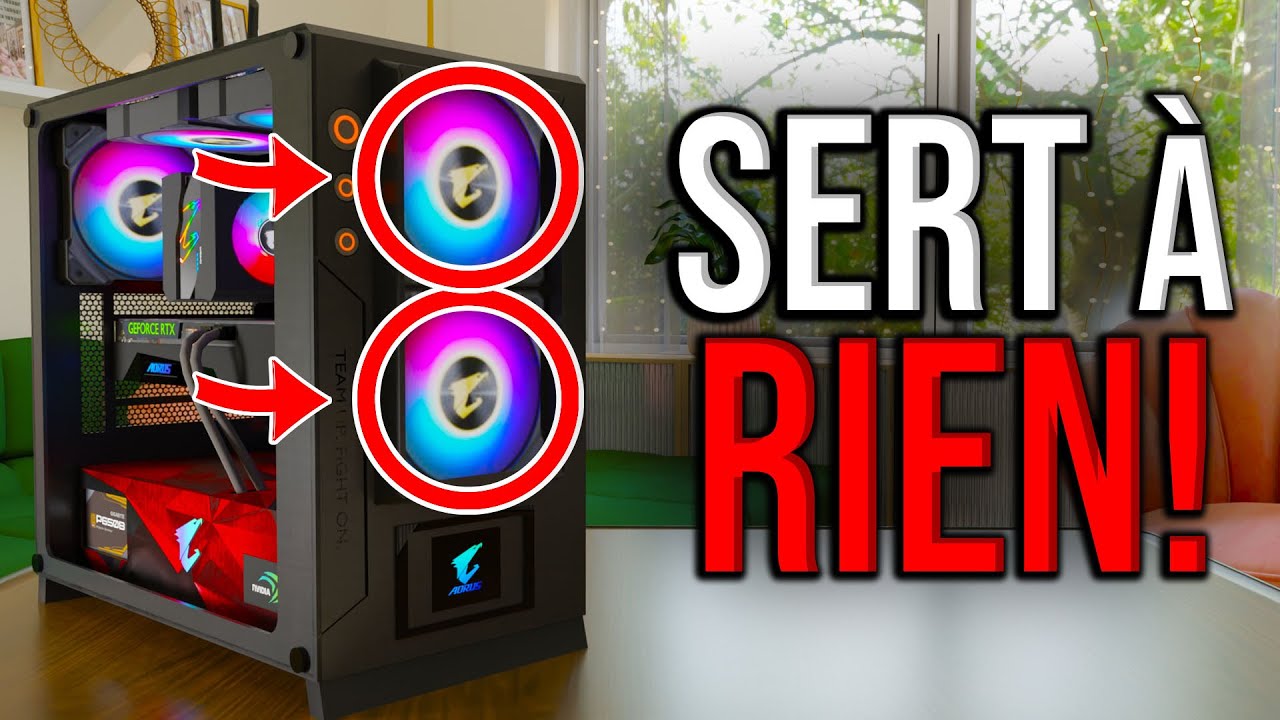 TON PC SURCHAUFFE ! Ce qu'on te DIS PAS sur L'AirFlow...