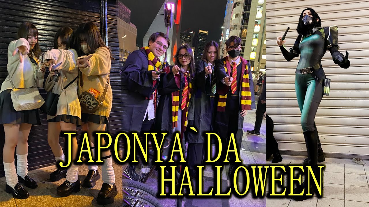 Cadılar Bayramı Japonya | Gece Eğlencesi | Viper cosplay yaptım
