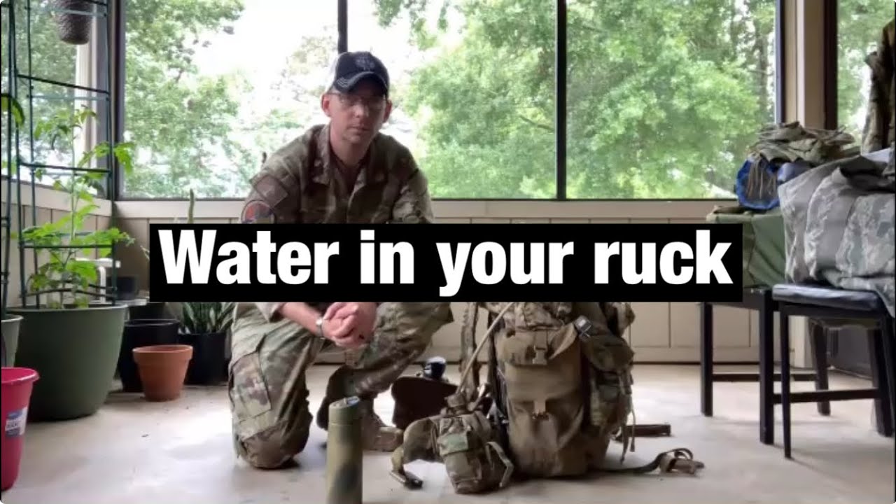 Kit considerations: Carrying water in ruck