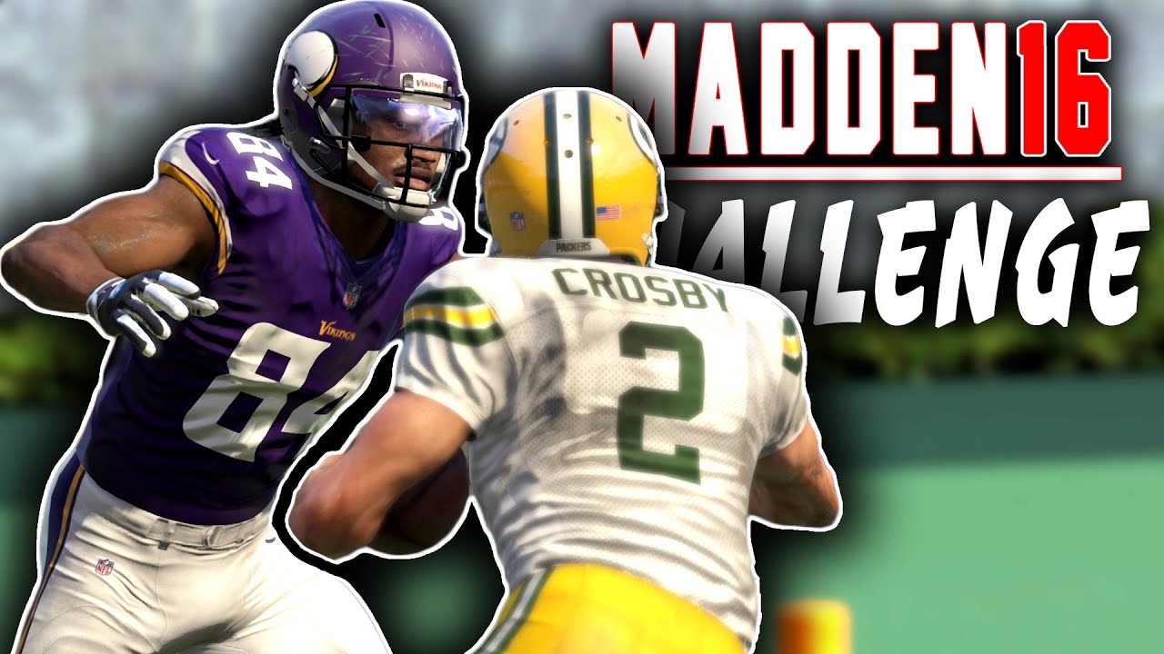 Can Cordarrelle Patterson Force Mason Crosby To Fumble? Madden 16 NFL Challenge