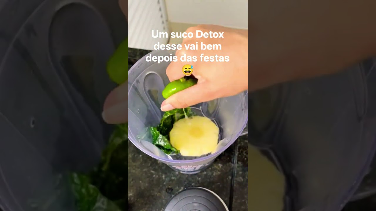 Suco detox gostoso... 