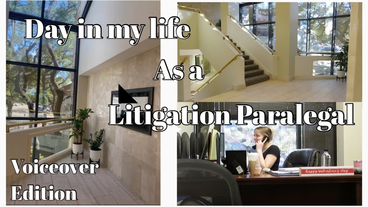 Day in the Life of a Litigation Paralegal!! + VOICEOVER