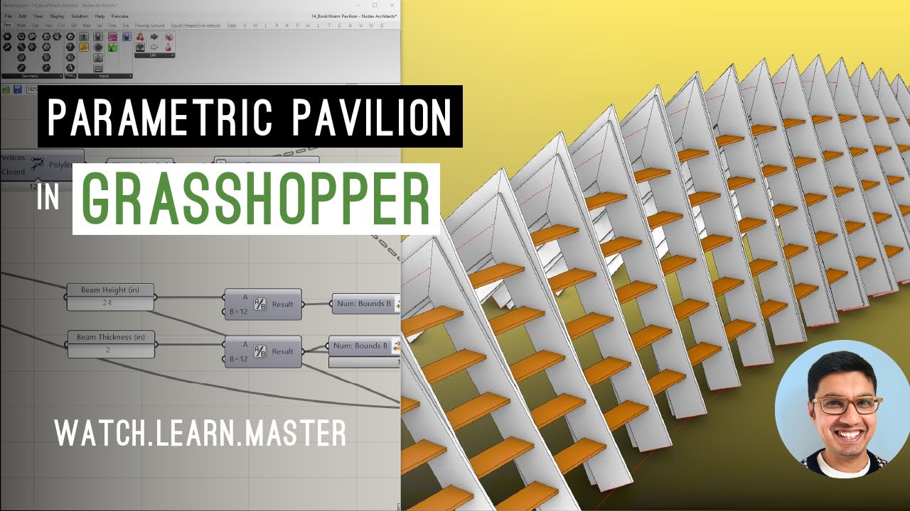 Мастер-класс по Grasshopper Rhino - Параметрический павильон